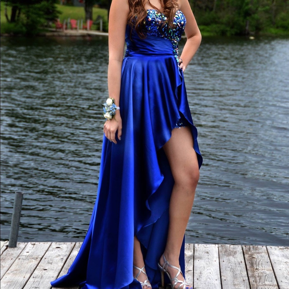 Sapphire Blue Prom Dress (Blush #9508)